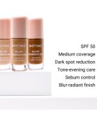 Notino Glow Foundation With SPF 50 & Plant Extracts élénkítő make-up SPF 50 02 Light Warm 30 ml