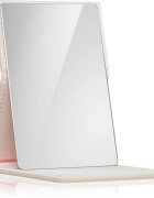 Notino Mirrors Compact Mirror kozmetikai tükör Leatherette Beige 1 db
