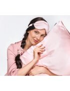 Notino Silk Collection Large scrunchie selyem hajgumi Pink 1 db