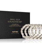 Notino Silk Collection Small Scrunchie Set selyem hajgumi szett árnyalat Cream