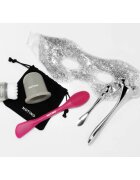 Notino Spa Collection Double-sided cleansing brush tisztító kefe arcra Grey