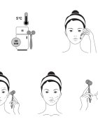 Notino Spa Collection Face massage tool masszázs szegédeszköz az arcra Silver 1 db