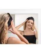 Notino Spa Collection Spa headband and make-up removal pads set sminklemosó szett spa fejpánttal Black 7 db