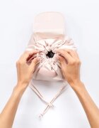 Notino Travel Collection Drawstring Make-Up Bag Nagy sminktáska Beige 1 db