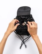 Notino Travel Collection Drawstring Make-Up Bag Nagy sminktáska Black 1 db