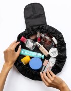 Notino Travel Collection Drawstring Make-Up Bag Nagy sminktáska Black 1 db
