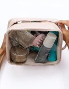 Notino Travel Collection Extra Large Clear Organizer átlátszó kozmetikai táska XL Beige 275x20x125 cm 1 db