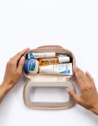 Notino Travel Collection In-Flight Pouch kozmetikai doboz Beige 20x10x5 cm 1 db