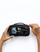 Notino Travel Collection In-Flight Pouch kozmetikai doboz Black 20x10x5 cm 1 db