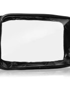 Notino Travel Collection Large Clear Organizer átlátszó kozmetikai táska L Black 26x14x85 cm 1 db
