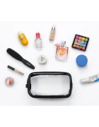 Notino Travel Collection Large Clear Organizer átlátszó kozmetikai táska L Black 26x14x85 cm 1 db