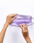 Notino Travel Collection Large Clear Organizer átlátszó kozmetikai táska L Purple 1 db