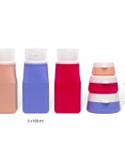 Notino Travel Collection Silicone Travel Bottles Set utazóflakonok