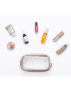 Notino Travel Collection Small Clear Organizer átlátszó kozmetikai táska átlátszó S Beige 20x10x5 cm 1 db