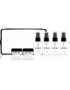 Notino Travel Collection Travel Bottle Set utazóflakonok Black