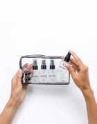 Notino Travel Collection Travel Bottle Set utazóflakonok Black