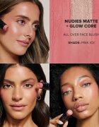 Nudestix Nudies Matte + Glow Core multifunkcionális smink a szemre az ajkakra és az arcra árnyalat Pink Ice 6 g