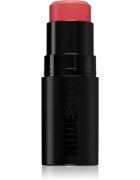 Nudestix Nudies Matte + Glow Core multifunkcionális smink a szemre az ajkakra és az arcra árnyalat Sunset Gold 6 g
