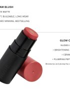 Nudestix Nudies Matte + Glow Core multifunkcionális smink a szemre az ajkakra és az arcra árnyalat Sunset Gold 6 g