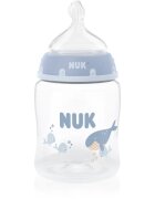 NUK First Choice Whale kulacs hőmérséklet-figyeléssel 0m+ 1 db