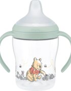 NUK Perfect Match Disney gyakorlóbögre fogantyúval Winnie the Pooh 6m+ 1 db