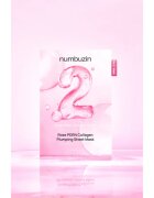 Numbuzin No. 2 Rose PDRN Collagen Plumping Sheet Mask hidratáló gézmaszk az élénk bőrért 5 db
