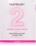Numbuzin No. 2 Rose PDRN OverNight Collagen Mask mélyen tápláló maszk éjszakára 4 db