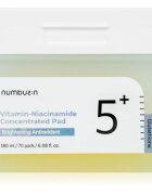 Numbuzin No. 5 Glutathione Vitamin Concentrated Toner Pad tonizáló párnák élénk és hidratált bőr 70 db