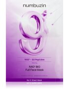 Numbuzin No. 9 NAD Bio Lifting-sil Full Face Mask feszesítő kollagén maszk peptidekkel 4 db