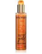 Nuxe Sun Sun Oil Gold SPF 50 napolaj arcra és testre élénkítő hatással 150 ml