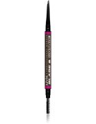 NYX Professional Makeup Blade & Shade szemöldök ceruza kefével árnyalat Espresso 0.06 g