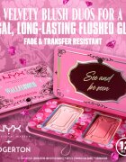 NYX Professional Makeup Bridgerton Royal Blush arcpirosító paletta árnyalat 01 Wallflower 2x5 g