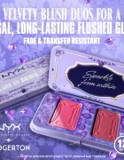 NYX Professional Makeup Bridgerton Royal Blush arcpirosító paletta árnyalat 02 Lady In Silver 2x5 g