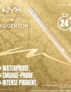 NYX Professional Makeup Bridgerton Royal Epic Ink Liner csillogó szemhéjtus árnyalat 02 Glitzed In Gold 1 ml