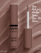 NYX Professional Makeup Butter Gloss ajakfény árnyalat 05 Créme Brulee 8 ml