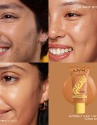 NYX Professional Makeup Buttermelt Glaze világosító tonizáló fluid SPF 30 árnyalat 04 Almond Butta 30 ml