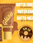 NYX Professional Makeup Buttermelt Glaze világosító tonizáló fluid SPF 30 árnyalat Chai Butta 30 ml
