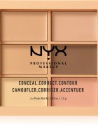 NYX Professional Makeup Conceal. Correct. Contour Korrektor és kontúrozó paletta árnyalat 01 Light 6 x 1.5 g
