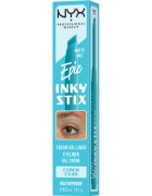 NYX Professional Makeup Epic Inky Stix tartós zselés szemceruza árnyalat 07 Cyber Cyan 1 g