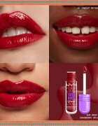 NYX Professional Makeup Gingerbaddie Land Gum Drop ajakfény árnyalat 03 Cranberry Splash 1 db