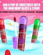 NYX Professional Makeup Gingerbaddie Land Gum Drop ajakfény árnyalat 03 Cranberry Splash 1 db
