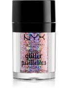 NYX Professional Makeup Glitter Goals Metálos csillámpor az arcra és a testre árnyalat 03 Beauty Beam 2.5 g