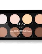 NYX Professional Makeup Highlight & Contour PRO Púderes highlight és kontúr paletta 8x27 g