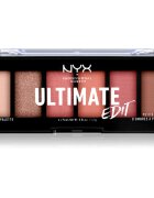 NYX Professional Makeup Ultimate Edit Petite Shadow szemhéjfesték paletta árnyalat 01 Warm Neutrals 6x1.2 g