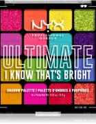 NYX Professional Makeup Ultimate Shadow Palette szemhéjfesték árnyalat I Know That's Bright 16 db