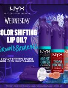 NYX Professional Makeup Wednesday Mystery Lip Oil ajak olaj árnyalat 01 Nightshade 4.8 ml