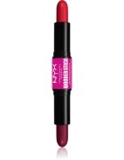 NYX Professional Makeup Wonder Stick Cream Blush dupla végű kontur ceruza árnyalat 05 Bright Amber and Fuchsia 2x4 g