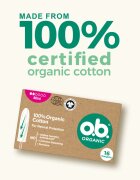 o.b. Organic Mini tamponok 16 db