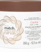 oBoticário Match. Science of Curves hidratáló maszk a hullámos és göndör hajra 350 ml