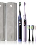Oclean X Pro Digital Set fogápoló szett Purple & Dark Blue
